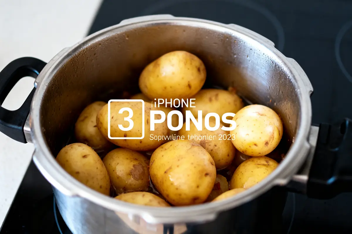Cuisson de pomme de terre en cocotte-minute : Temps et astuces