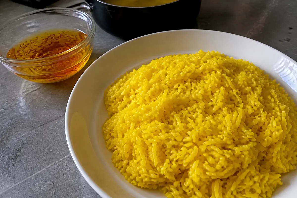 Riz au safran : Recette facile et parfumée à tester absolument