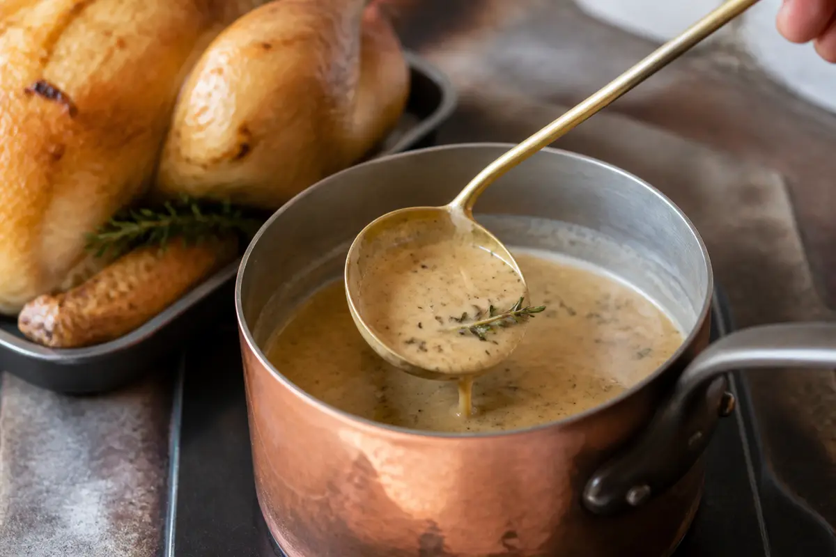 Sauce pour poulet rôti : recette facile, rapide et gourmande !