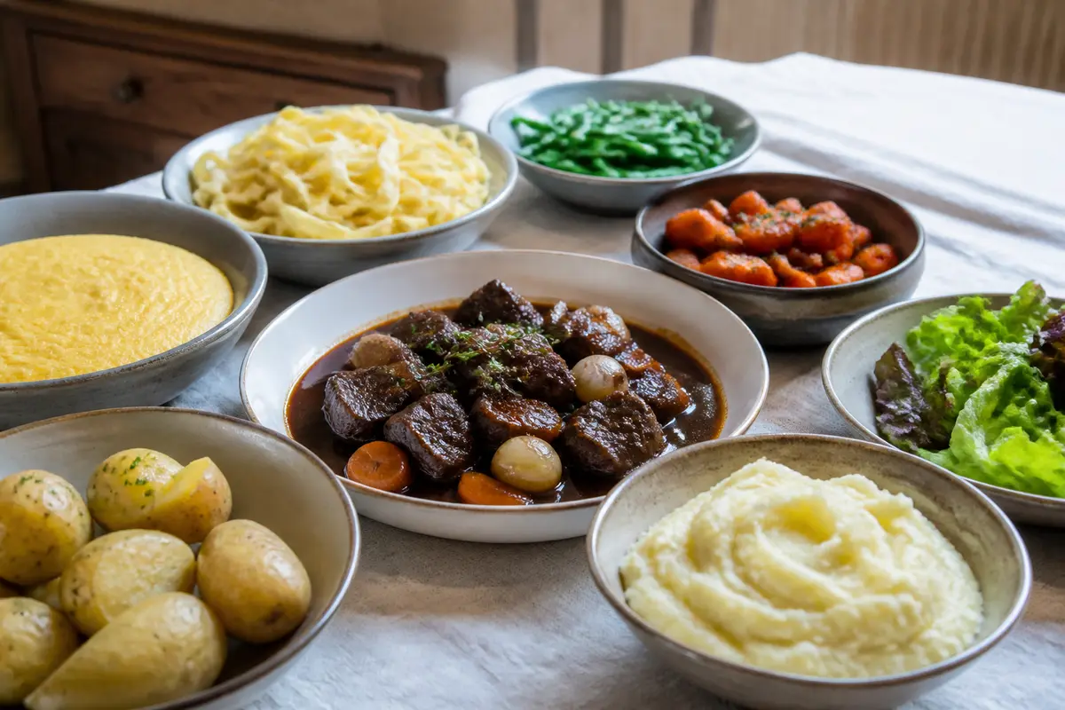 Accompagnements pour bœuf bourguignon : Nos idées simples et parfaites